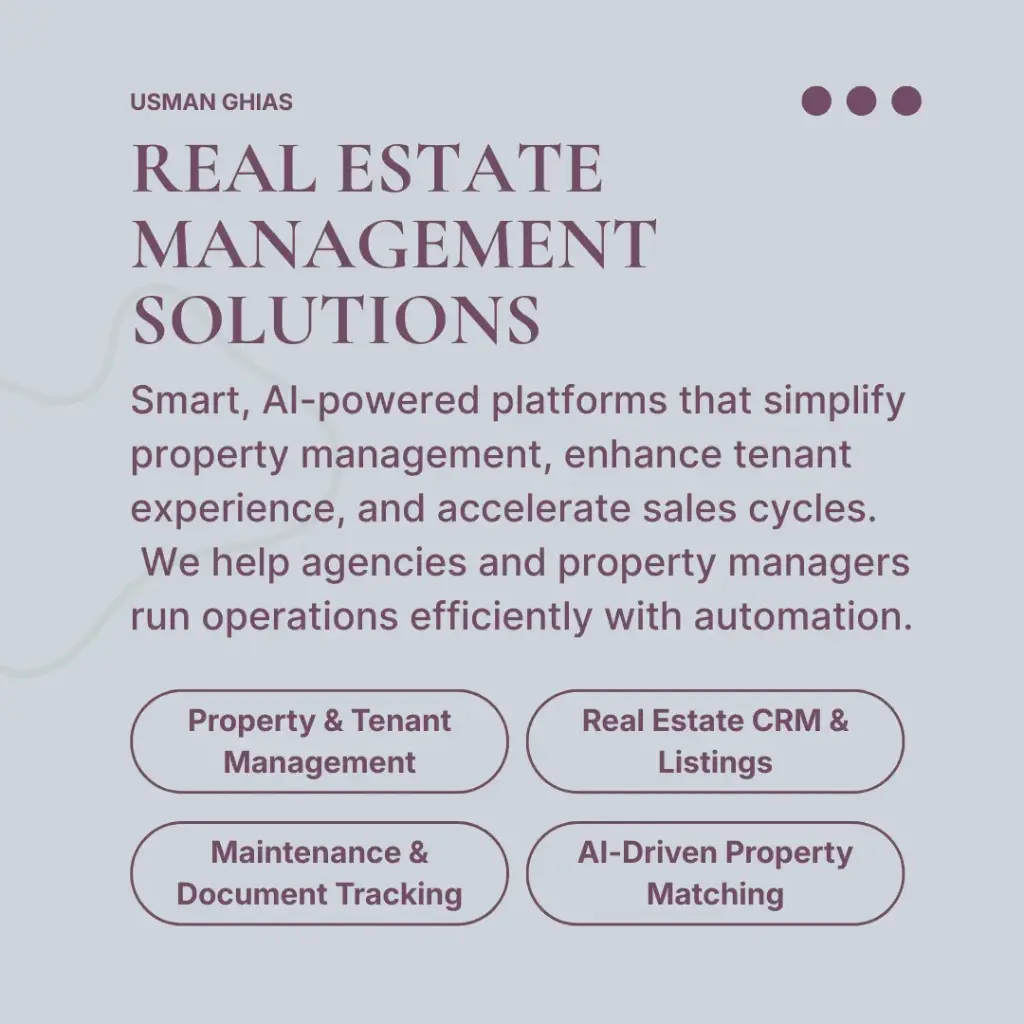 Real Estate Management Solutions