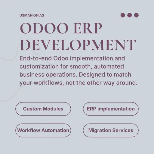 Odoo ERP Development
