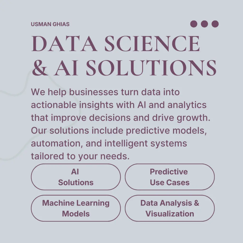 AI & Data Science Solutions
