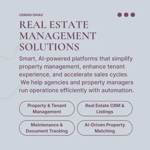 Real Estate Management Solutions