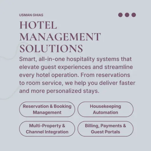 Hotel Management Solutions